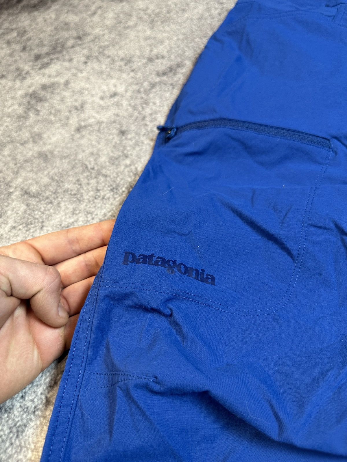 Patagonia Patagonia Logo Pants Blue Outdoor Streetwear Rare Casual L Size US 34 / EU 50 - 4 Thumbnail