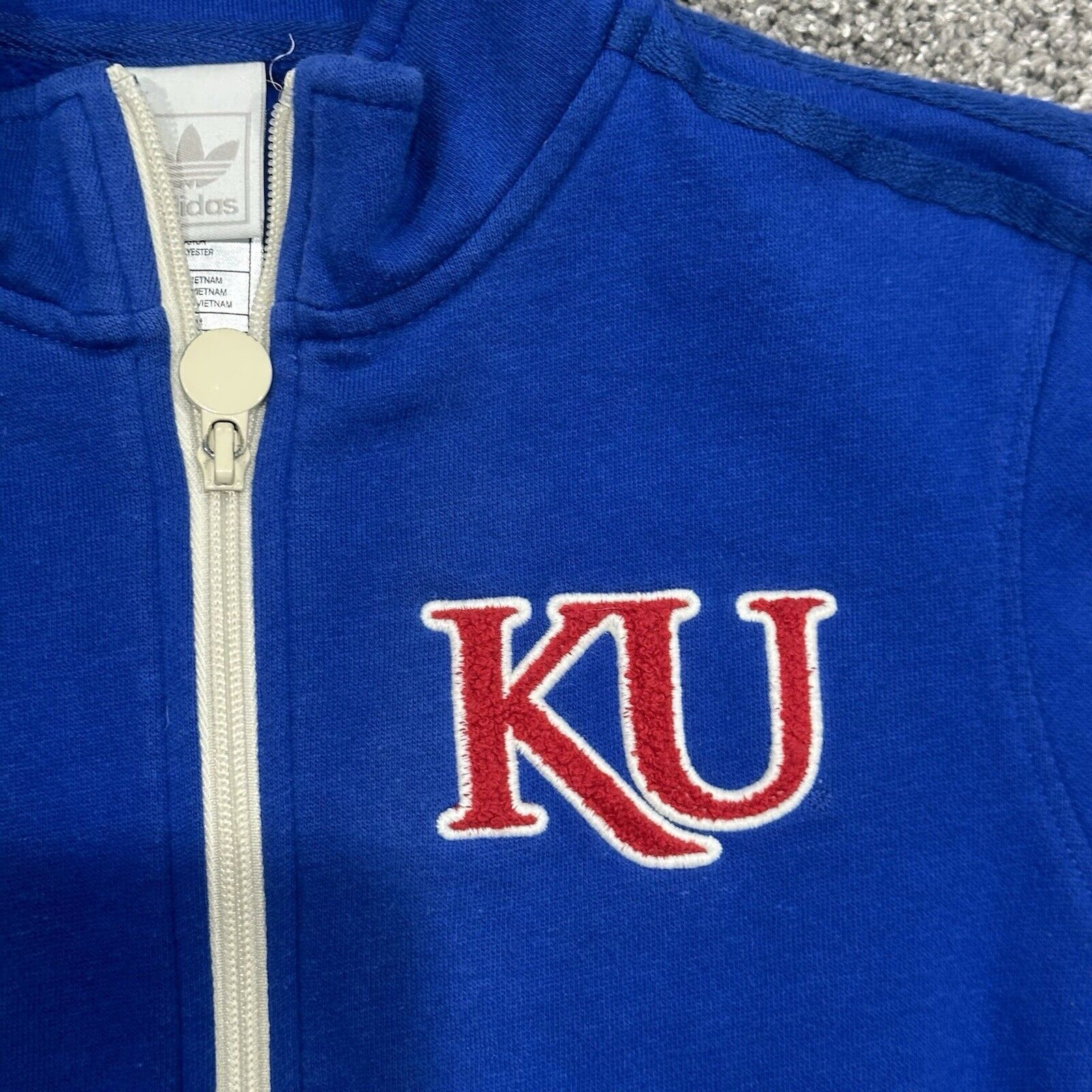 Adidas Adidas Kansas Jayhawks Fill Zip Blue Jacket Logo Size M Size M / US 6-8 / IT 42-44 - 18 Thumbnail