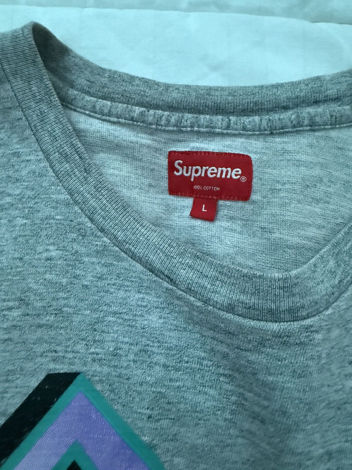 Supreme USED L SUPREME PINK TITLE TEE Size US L / EU 52-54 / 3 - 3 Thumbnail