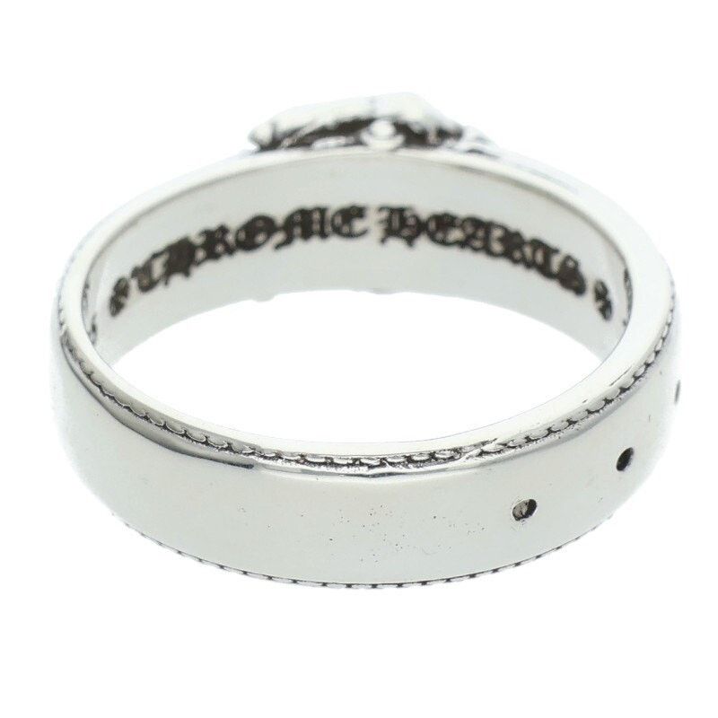 Chrome Hearts Chrome Hearts Belted CH Logo Small Silver Ring Size ONE SIZE - 2 Thumbnail
