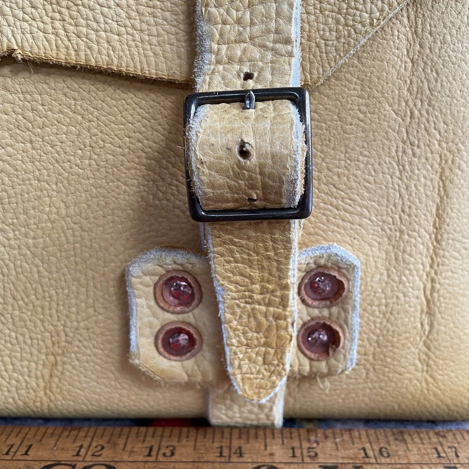 Handmade REEDERANG VINTAGE MOOSE LEATHER MACBOOK BRIEFCASE BAG R$3498 Size ONE SIZE - 16 Thumbnail