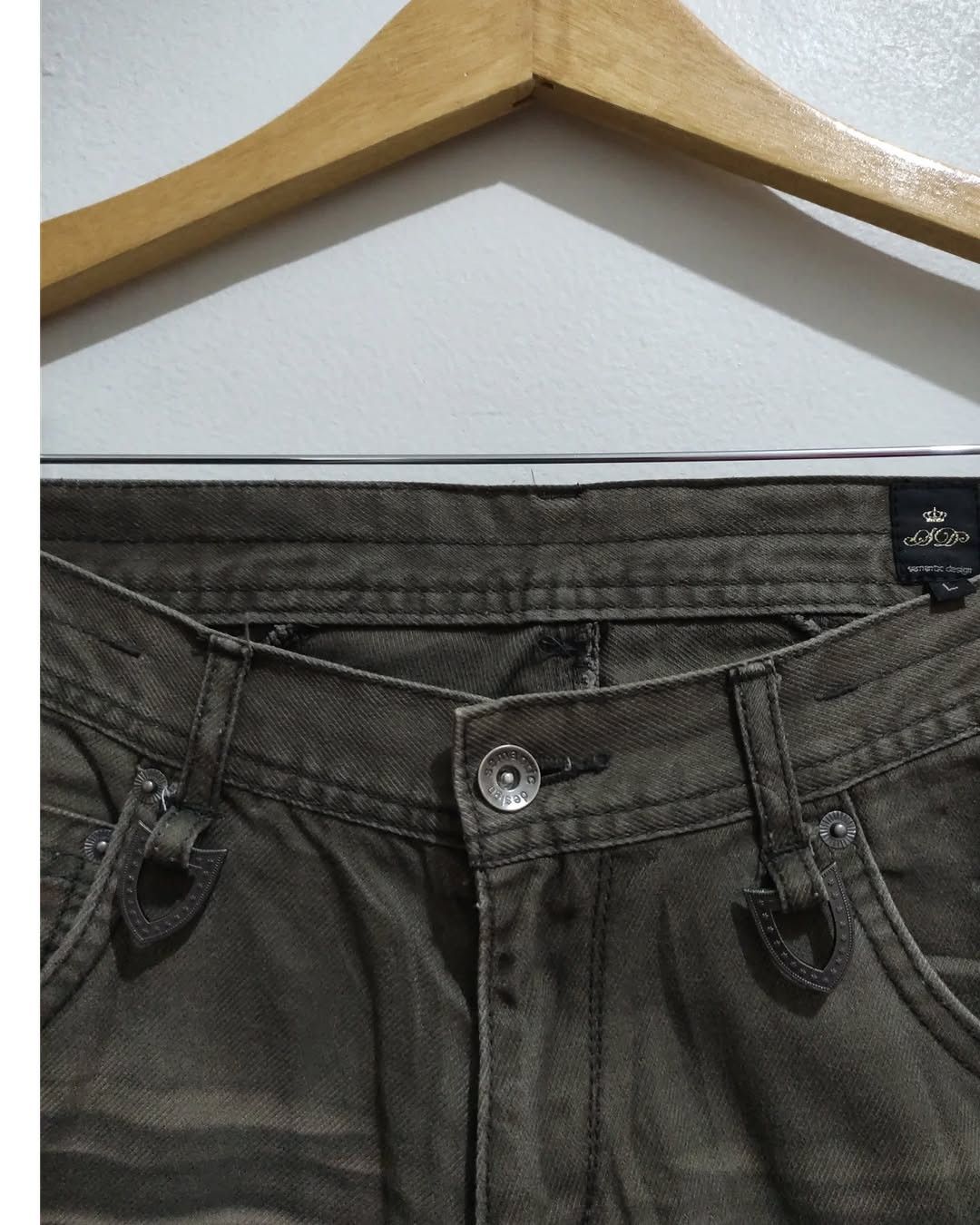 semanticdesign Rare Tattoo Semantic Design gun graphic bootcut jeans Size US 32 / EU 48 - 6 Thumbnail