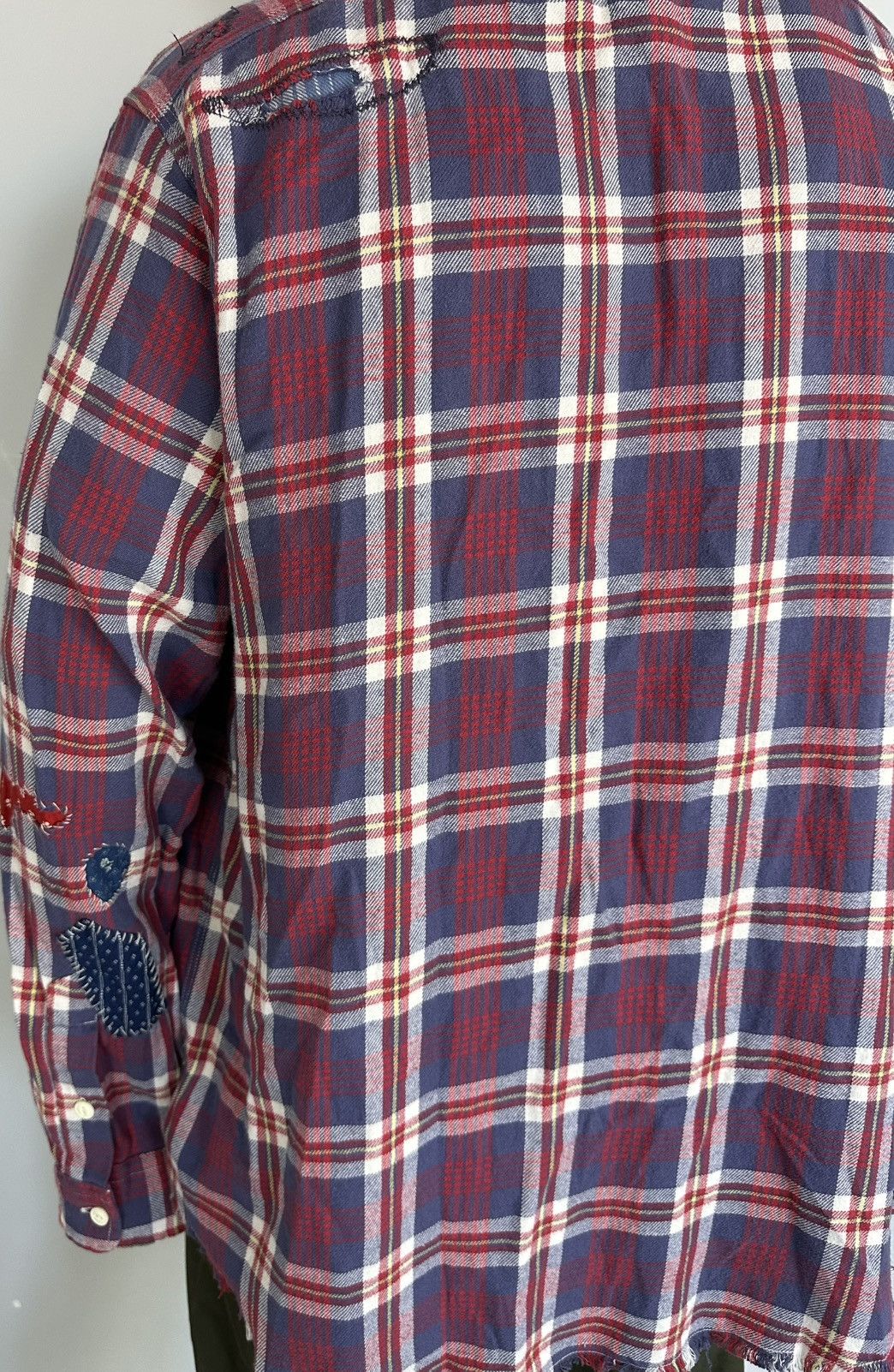 Polo Ralph Lauren Ralph Lauren Polo Country RL Distressed Flannel Shirt rare Size US XXL / EU 58 / 5 - 5 Thumbnail