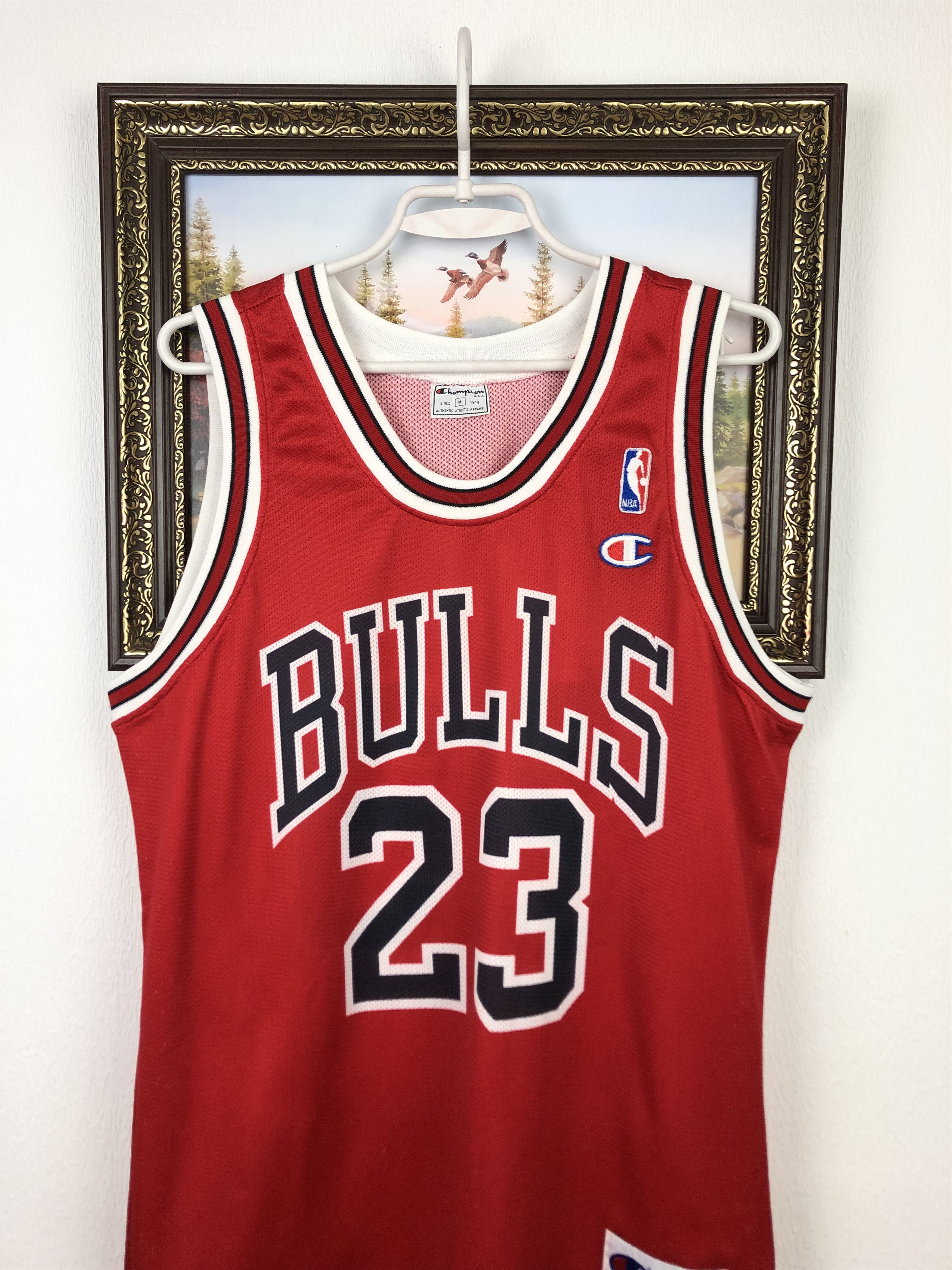 Champion Vintage Champion Chicago Bulls NBA 23 Jordan Jersey Shirt Size US M / EU 48-50 / 2 - 2 Thumbnail