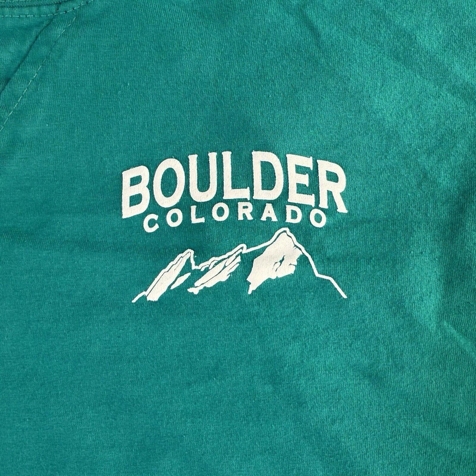 Designer Vtg Boulder Colorado Spell Out Long Sleeve Shirt XL Grail Size US XL / EU 56 / 4 - 2 Thumbnail
