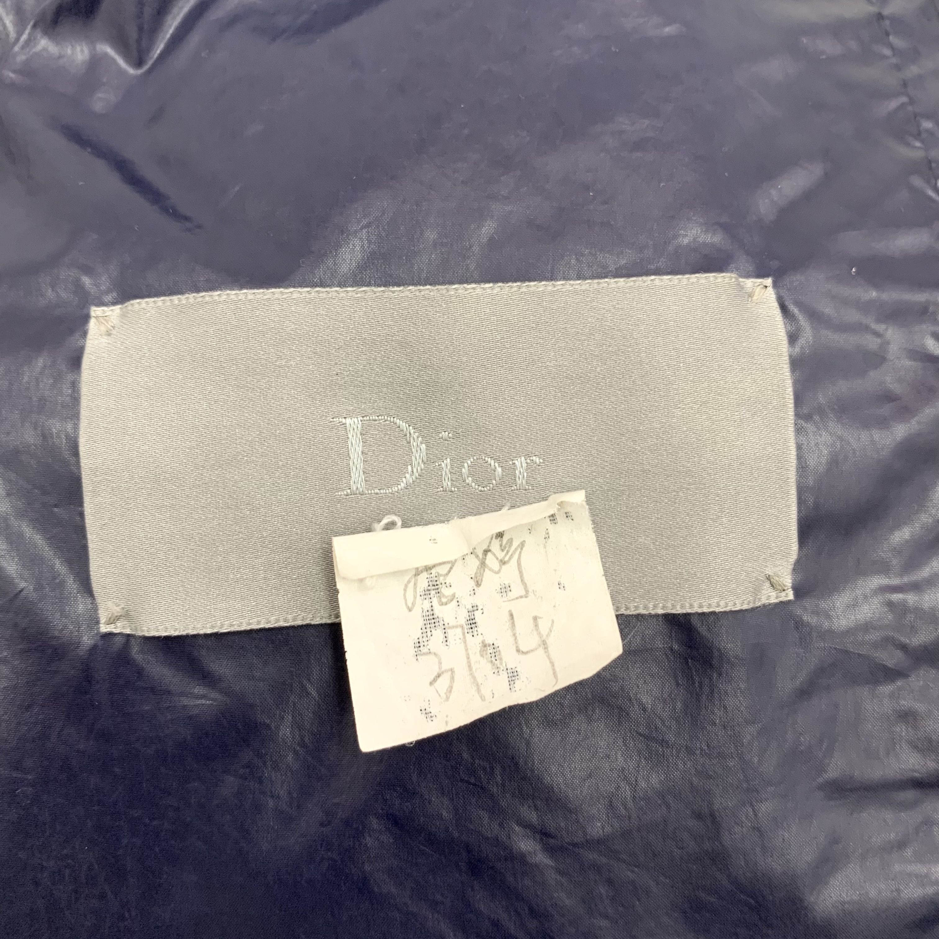 Dior Dior Navy Hooded Down Jacket (M) Size US M / EU 48-50 / 2 - 2 Thumbnail