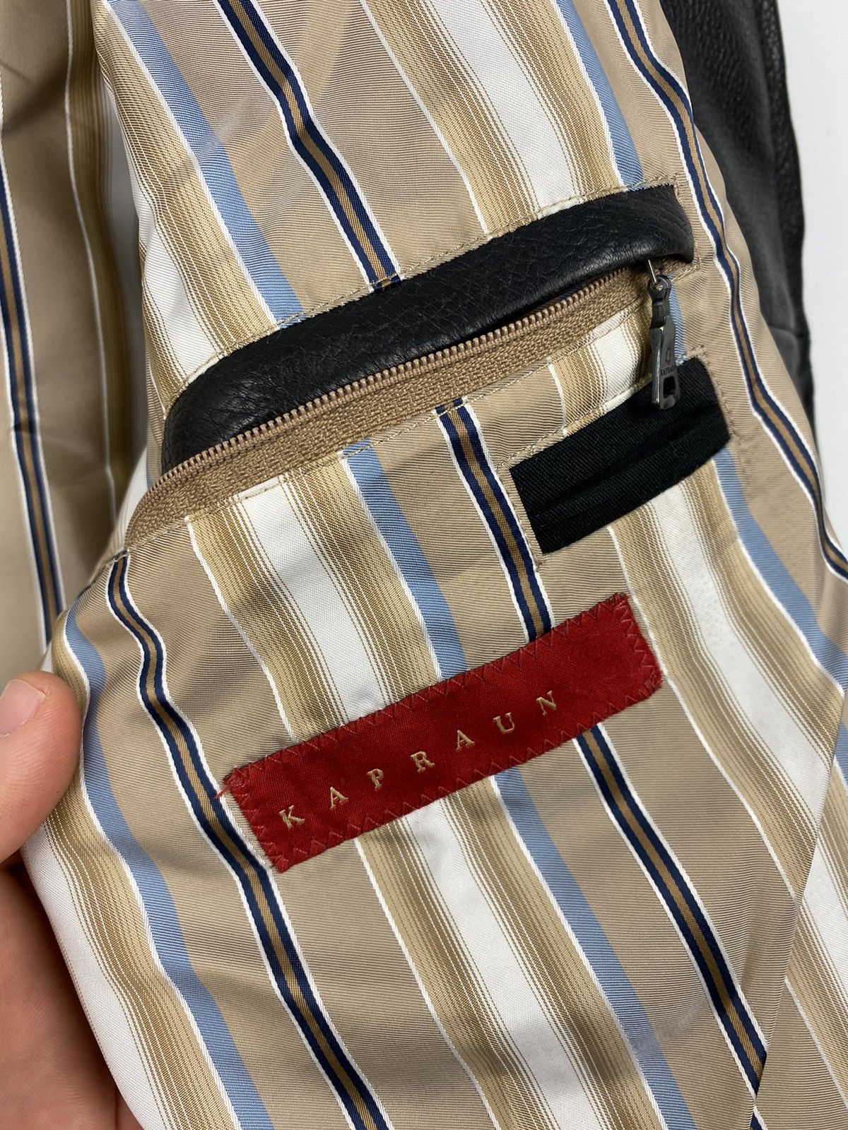 Hugo Boss Kapraun Lamm Nappa Leather Jacket Luxury Size US L / EU 52-54 / 3 - 19 Thumbnail