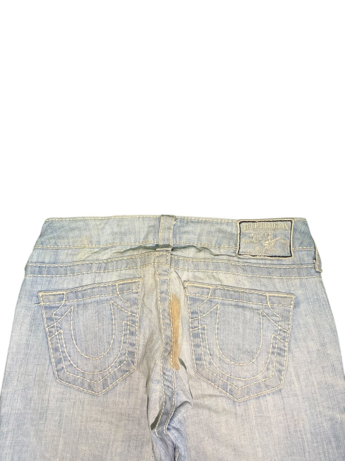 True Religion Vintage True Religion Mud Wash Low Rise Flare Jeans Size 27" / US 4 / IT 40 - 4 Thumbnail