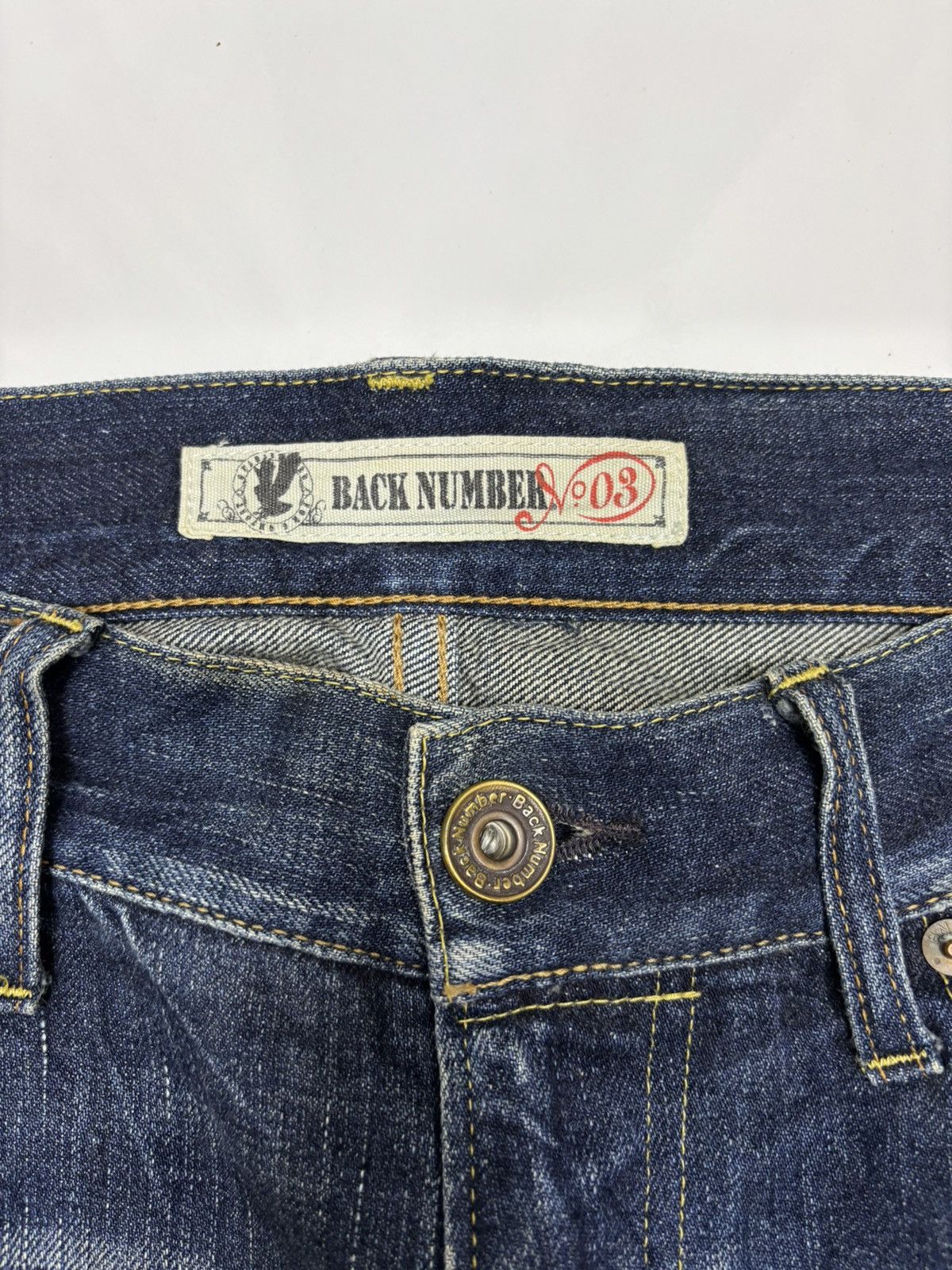 Hysteric Glamour Vintage Japan Denim Jeans Back Number Distressed Kurt Cobain Size US 32 / EU 48 - 10 Thumbnail
