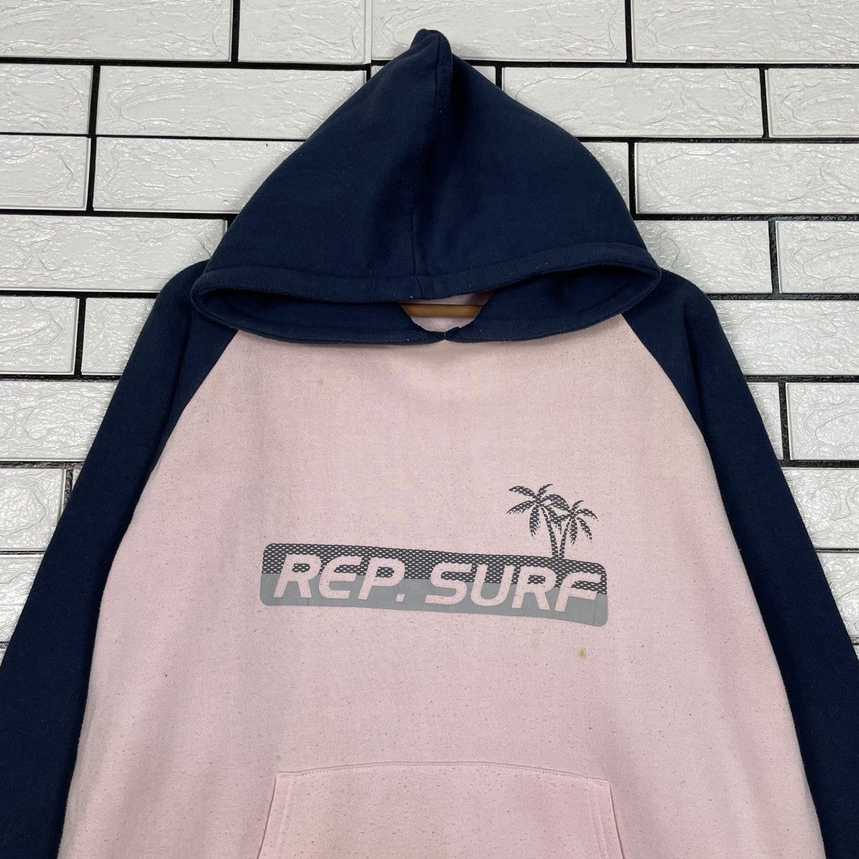 Japanese Brand Plevo Rep Surf Two Tone Pullover Hoodie Size US L / EU 52-54 / 3 - 2 Thumbnail