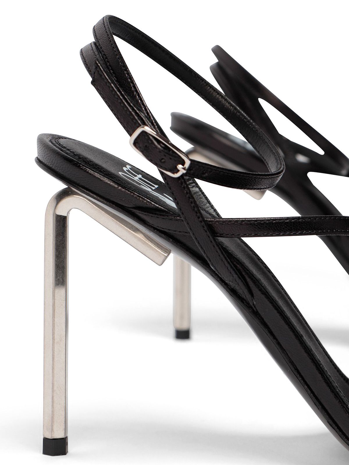Off-White o1gr1nt0125 Nappa High Allen Multi Sandals in Black Size US 9 / IT 39 - 4 Thumbnail