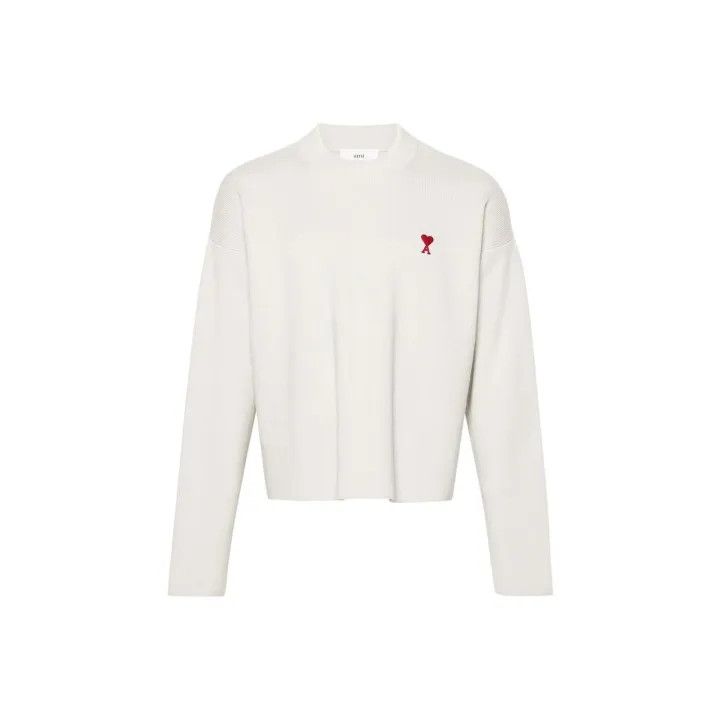 AMI AMIPARIS Loose-Fit Long Sleeve Sweater for All 0079 Size US M / EU 48-50 / 2 - 1 Thumbnail