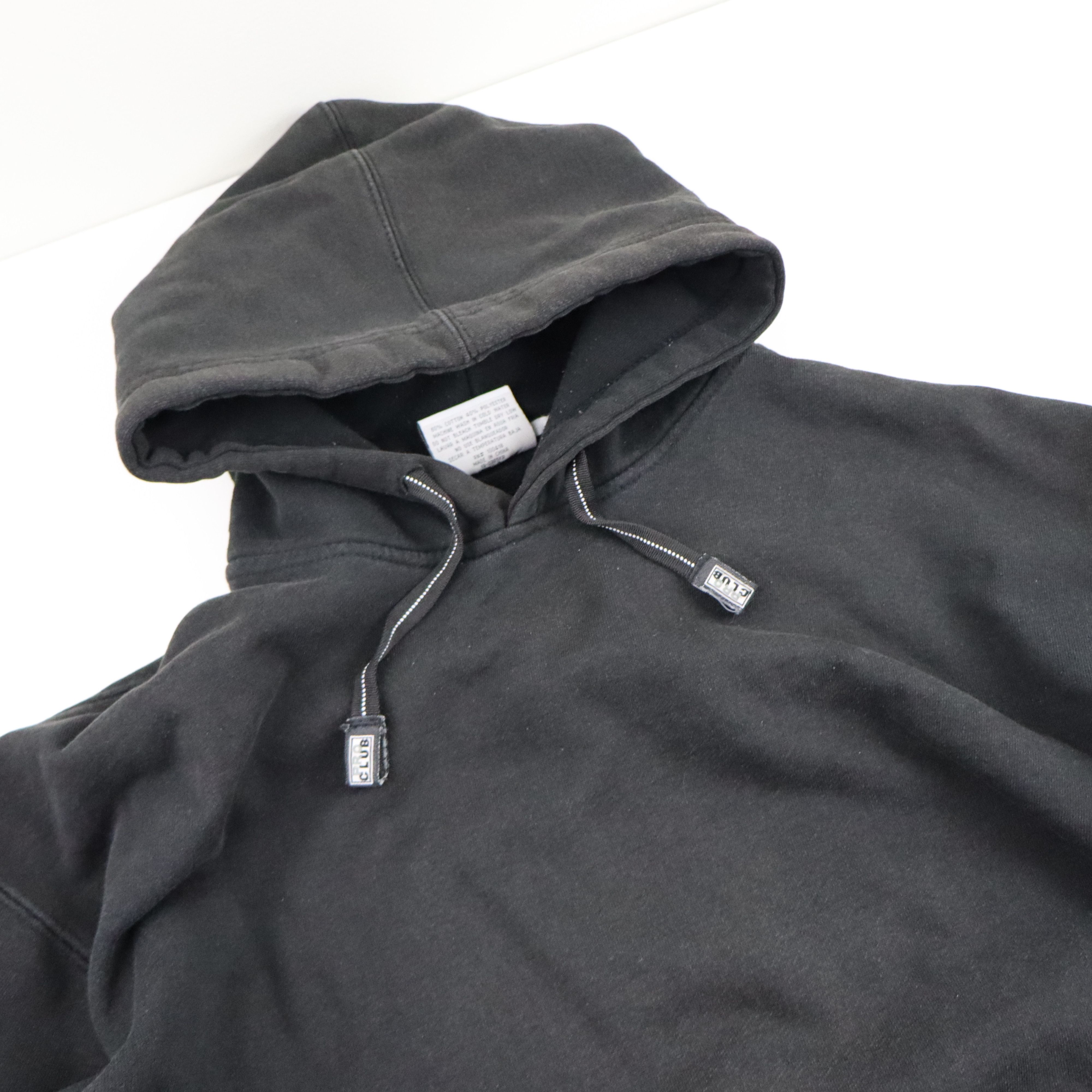 Nike × Vintage Y2K Boxy Baggy Distressed Black Heavyweight Hoodie Mens XL Size US XL / EU 56 / 4 - 6 Thumbnail