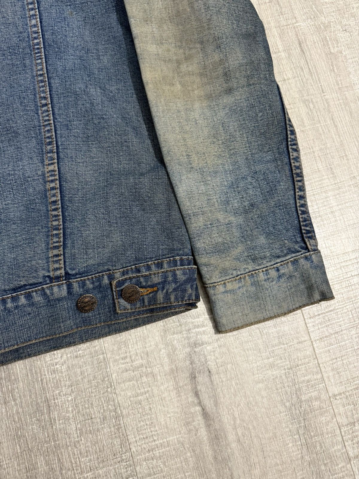 Vintage Vintage sun faded wrangler denim jacket Size US S / EU 44-46 / 1 - 9 Thumbnail