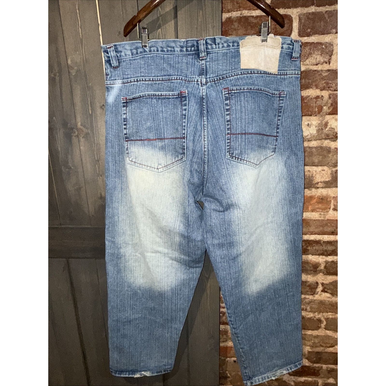 Akademiks Vintage Akademiks Wide Leg Baggy Fit Y2K Jeans Mens 42 EUC Size US 42 / EU 58 - 5 Thumbnail