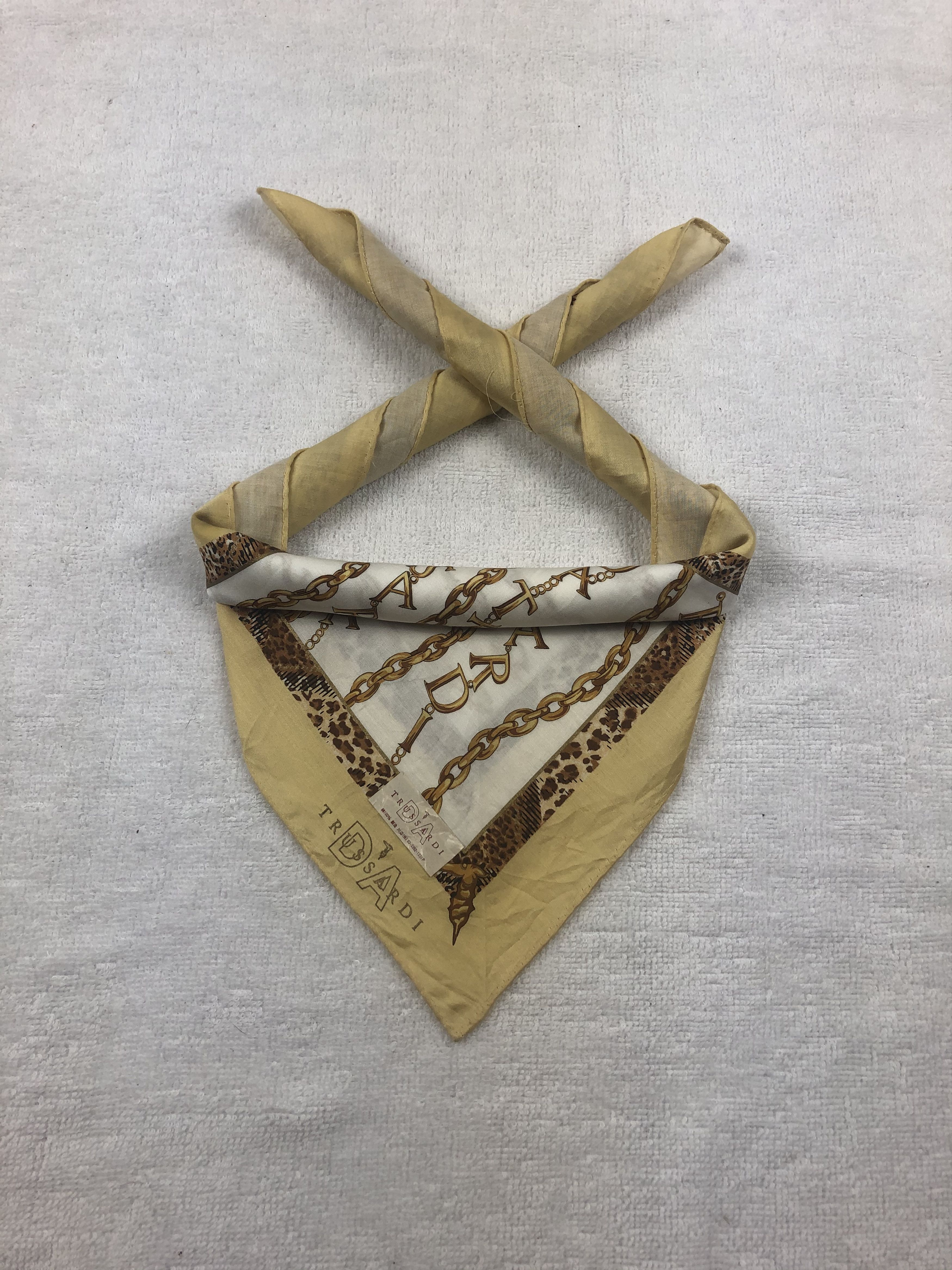 Trussardi × Vintage Trussardi Bandana / Handkerchief / Neckerchief Size ONE SIZE - 1 Thumbnail