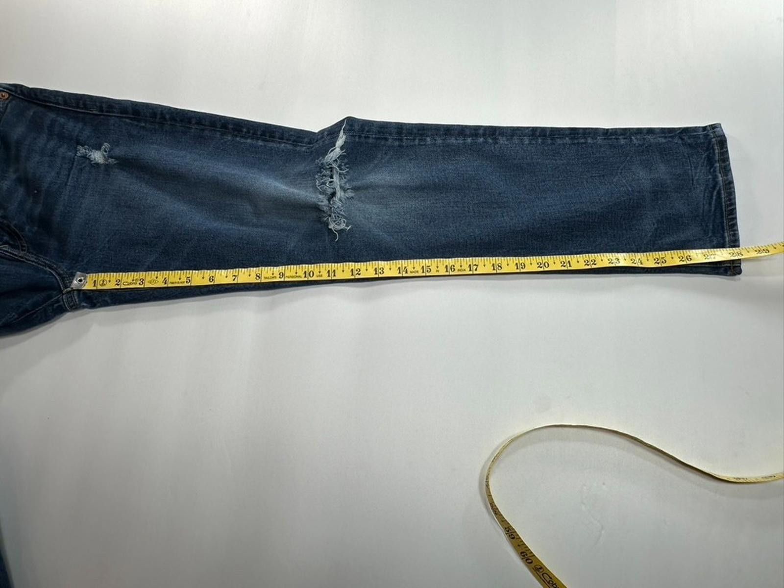 American Eagle Outfitters American Eagle Relaxed Straight Denim Jeans Blue Mens 28/30 Size US 28 / EU 44 - 7 Thumbnail