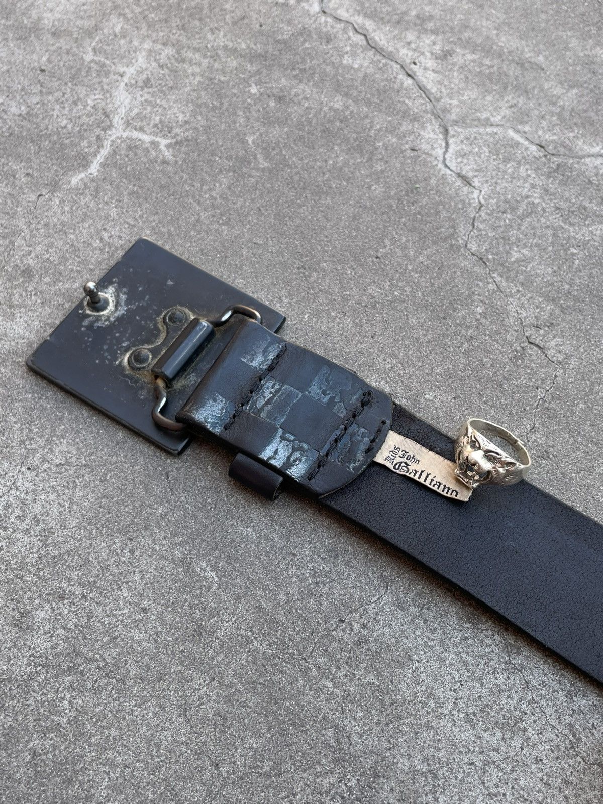 John Galliano John Galliano Leather Belt Size ONE SIZE - 6 Thumbnail