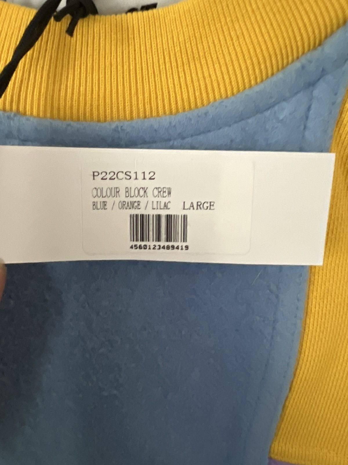 Palace Palace Color Block Crew Lilac Size US L / EU 52-54 / 3 - 4 Thumbnail