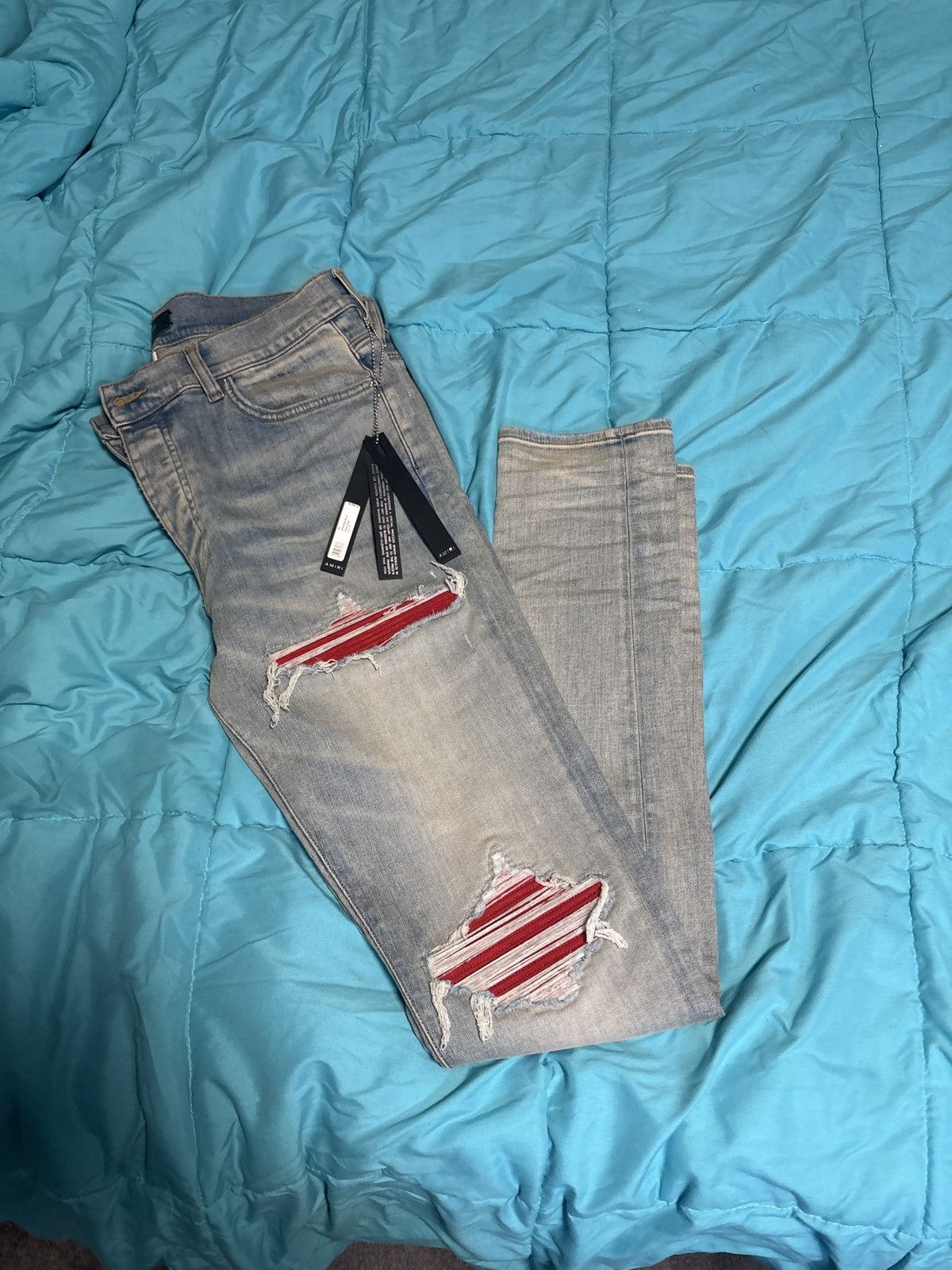 Amiri Amiri Antique Indigo Size US 34 / EU 50 - 3 Thumbnail