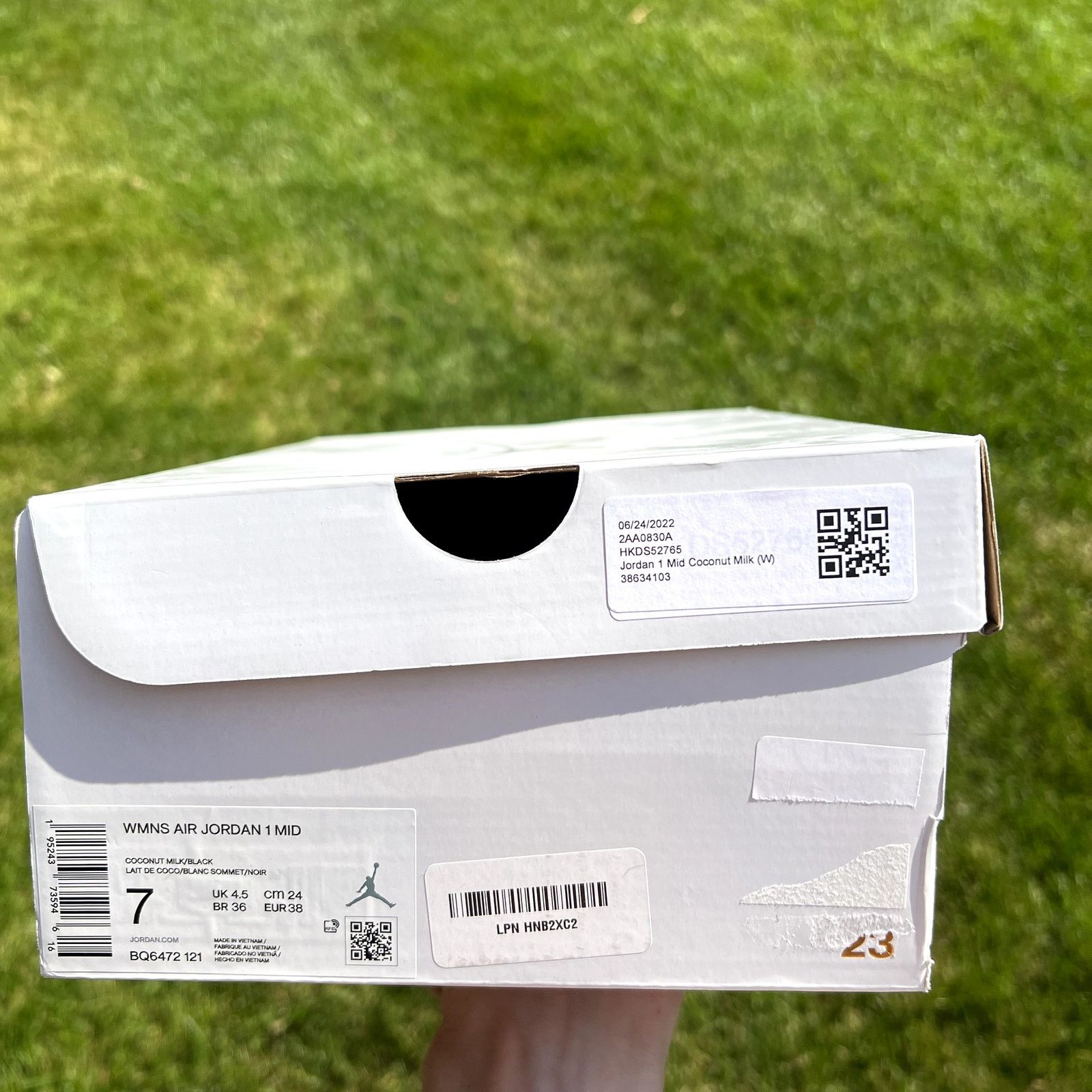 Jordan Brand × Nike Size 7 - Air Jordan 1 Mid Coconut Milk Women's Shoes Size US 7 / IT 37 - 11 Thumbnail