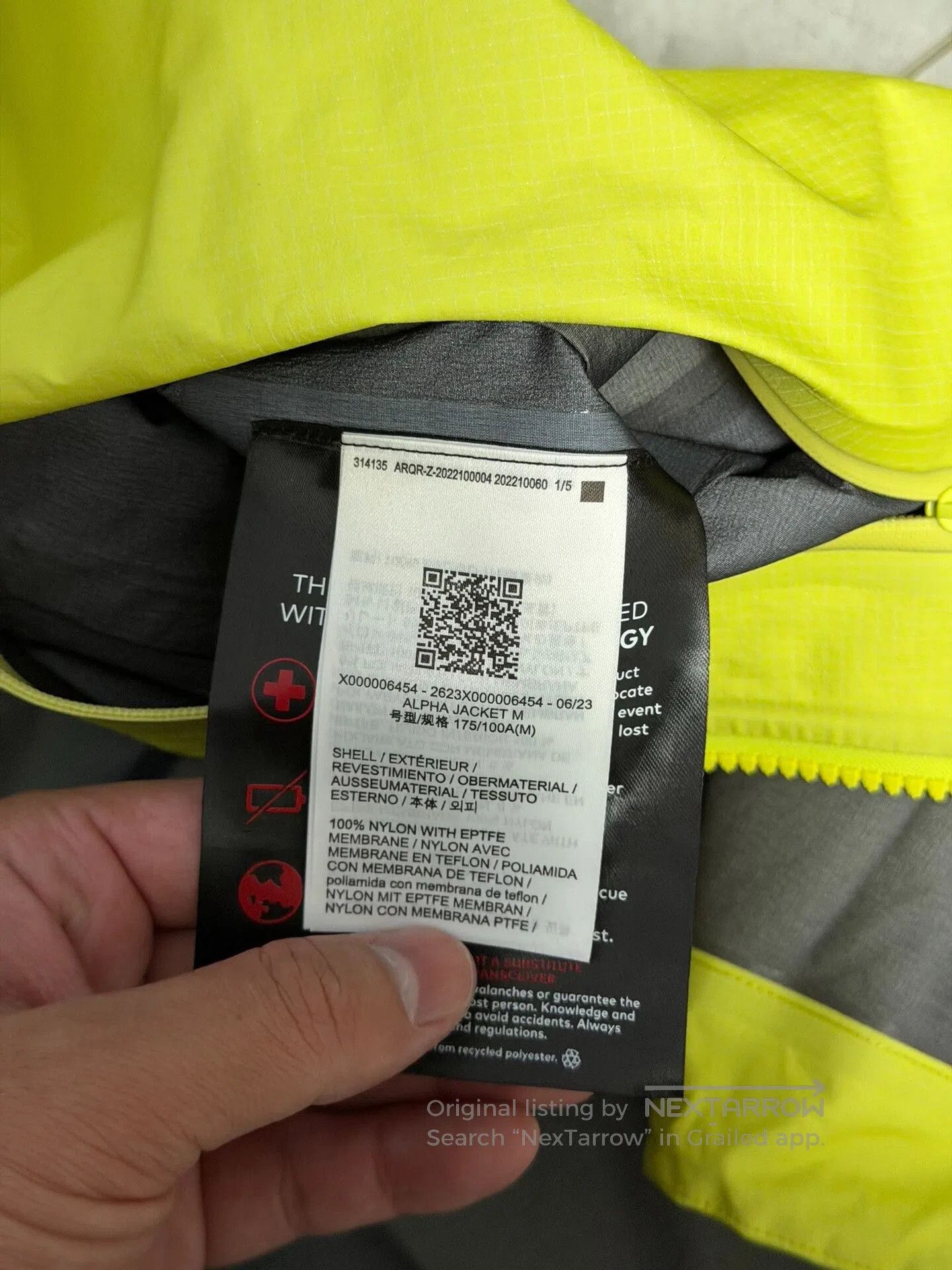 Arc'teryx Arcteryx Alpha Jacket GORE-TEX Waterproof. Size US M / EU 48-50 / 2 - 6 Thumbnail