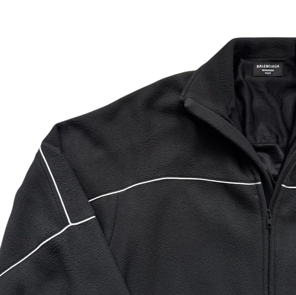 Balenciaga Balenciaga Oversized Fleece Track Jacket Size US S / EU 44-46 / 1 - 3 Thumbnail