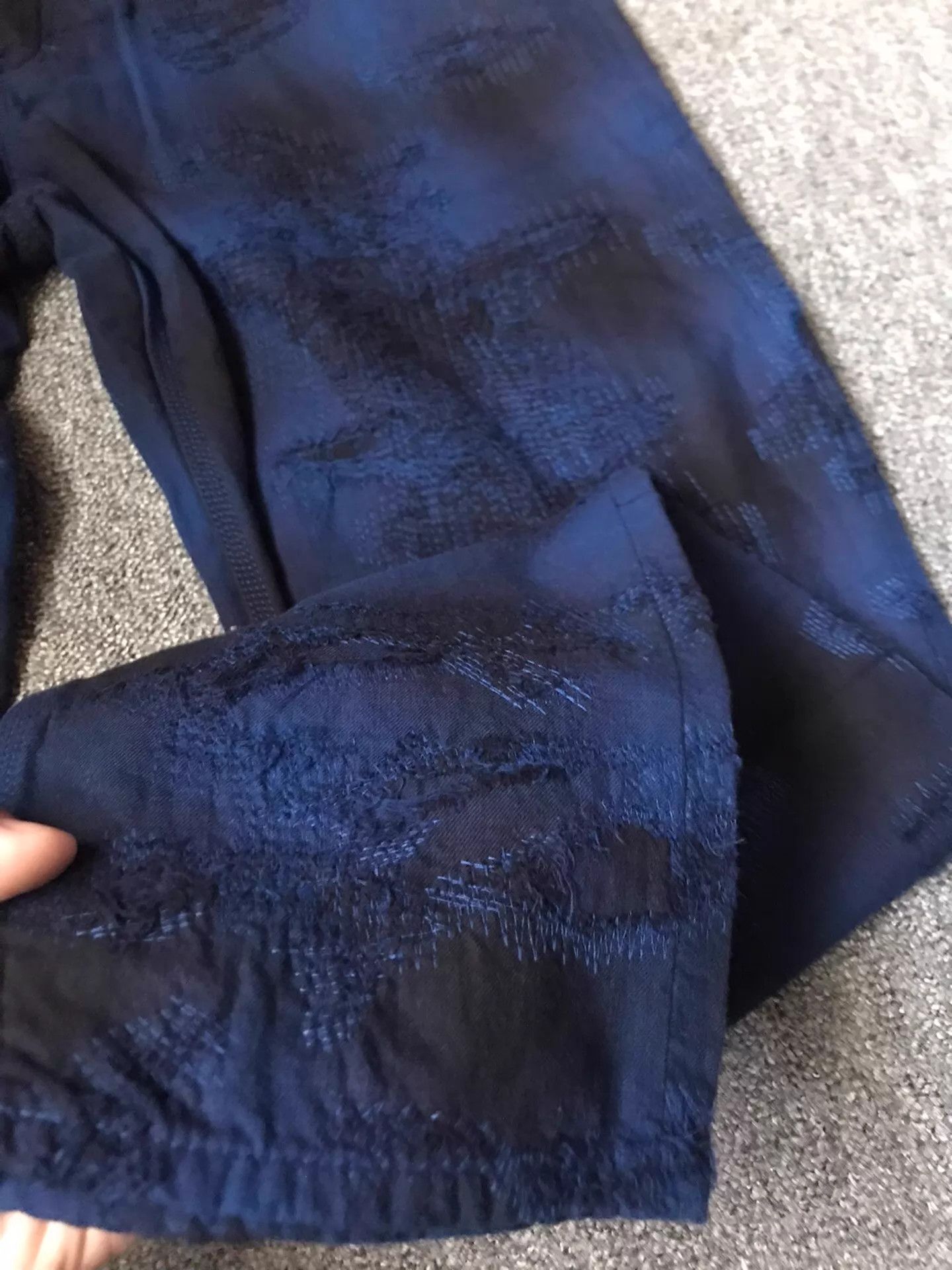 Givenchy Givenchy Cotton Checked Distressed Pants Size 54 (S) Size US 38 / EU 54 - 3 Thumbnail