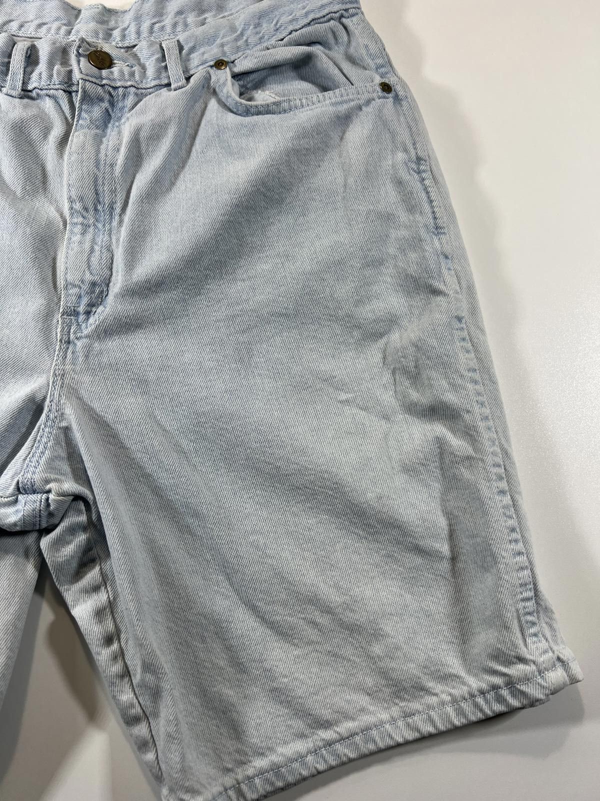 Unknown London Vintage Chic Light Blue Denim Shorts Size US 28 / EU 44 - 2 Thumbnail