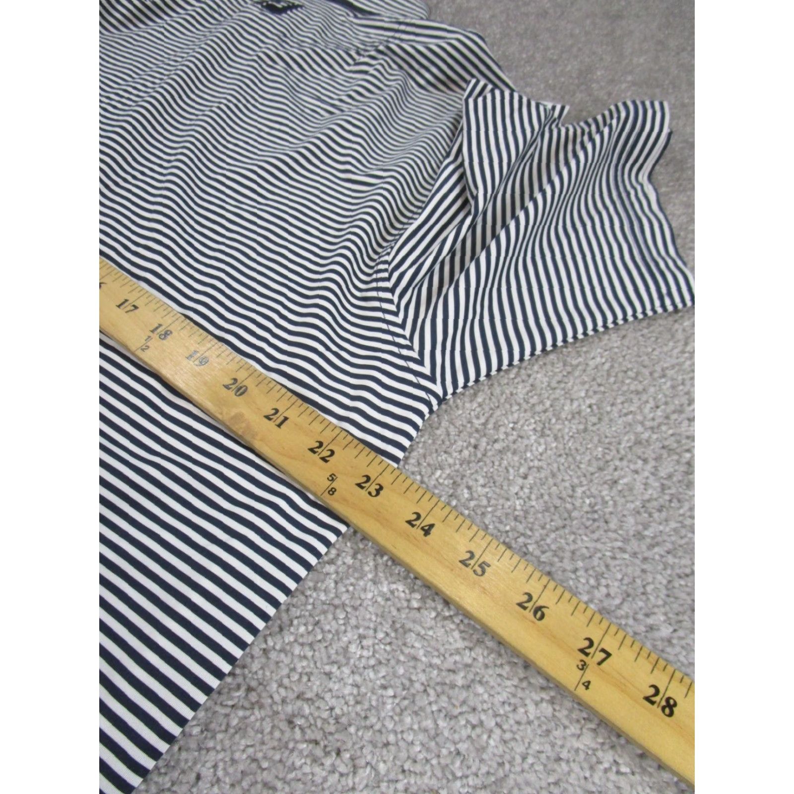 Footjoy FootJoy Polo Shirt Mens Large White Striped Short Sleeve Golf Size US L / EU 52-54 / 3 - 5 Thumbnail