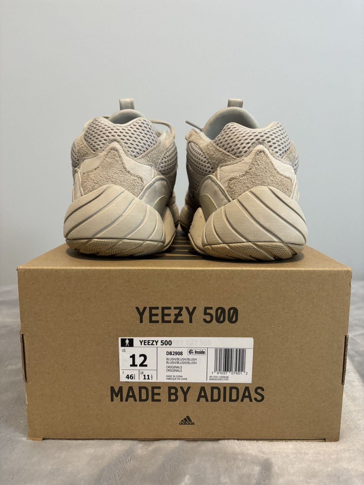 Yeezy Yeezy 500 blush size 12 Size US 12 / EU 45 - 3 Thumbnail