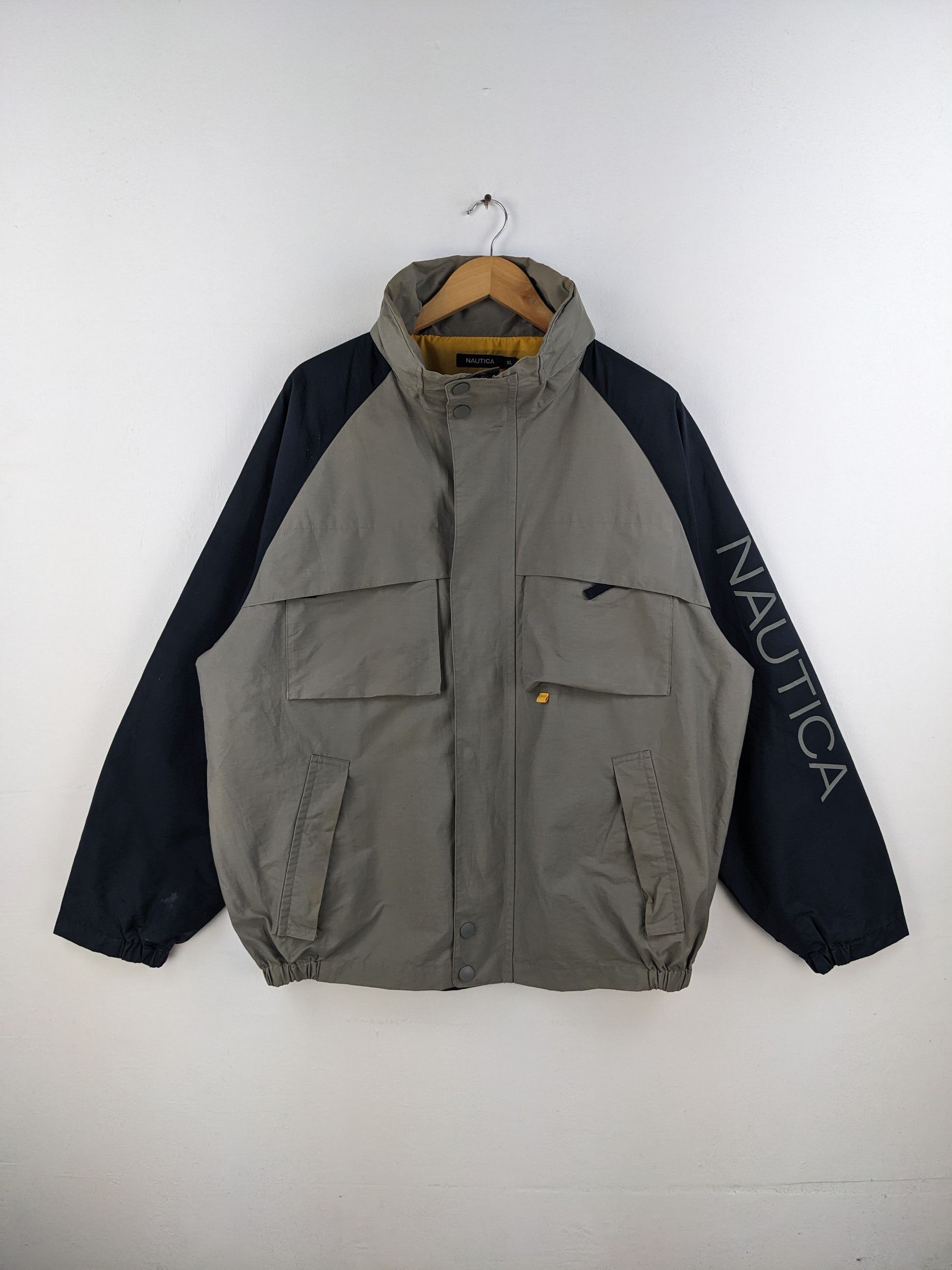 Nautica Vintage Nautica Jacket Colour Block Size US XL / EU 56 / 4 - 1 Thumbnail