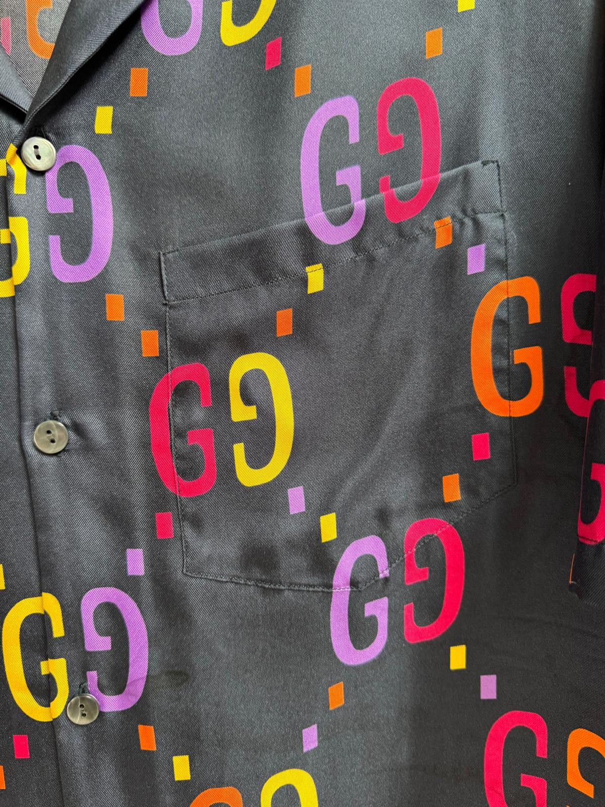 Gucci GUCCI SILK GG JUMBO SHIRT Size US L / EU 52-54 / 3 - 4 Thumbnail