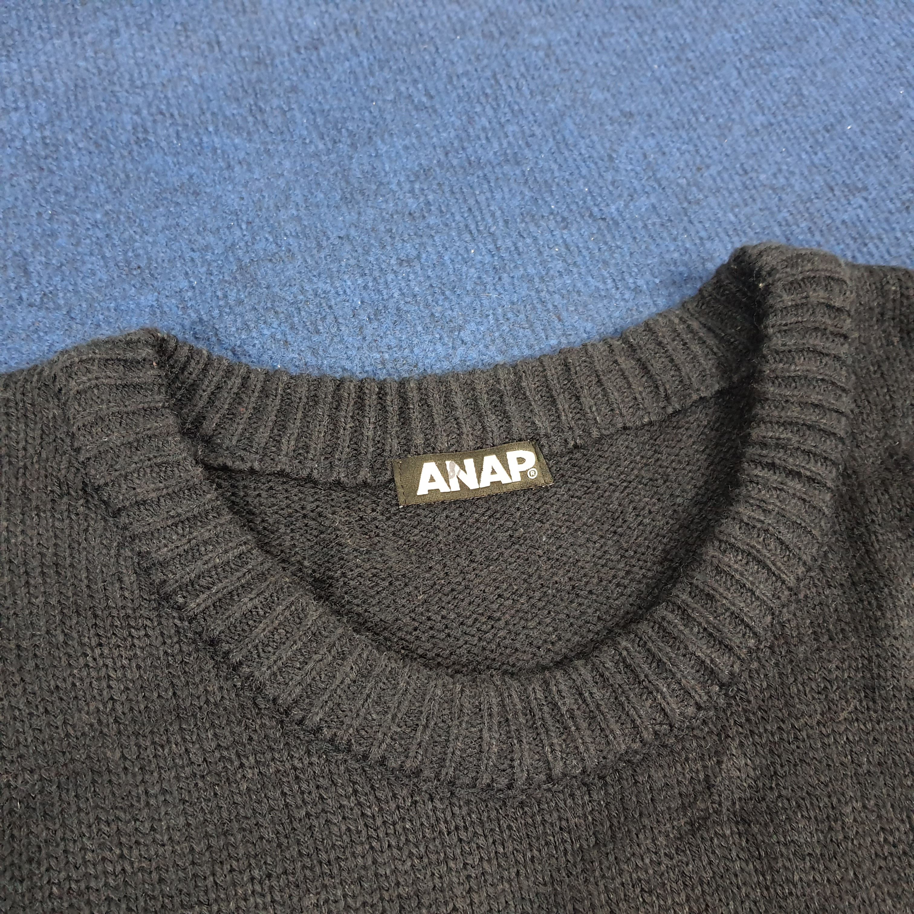 Vintage Vintage USA Spell Out Knitted Winter Sweatshirts Size US S / EU 44-46 / 1 - 4 Thumbnail