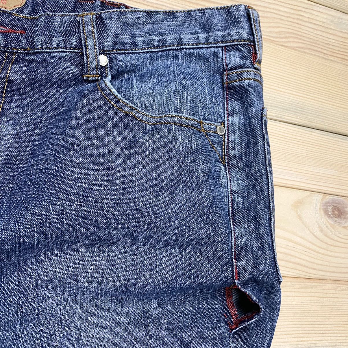 DC DC Aidan II Denim Jeans Big Logo printed on Back Size US 35 - 7 Thumbnail