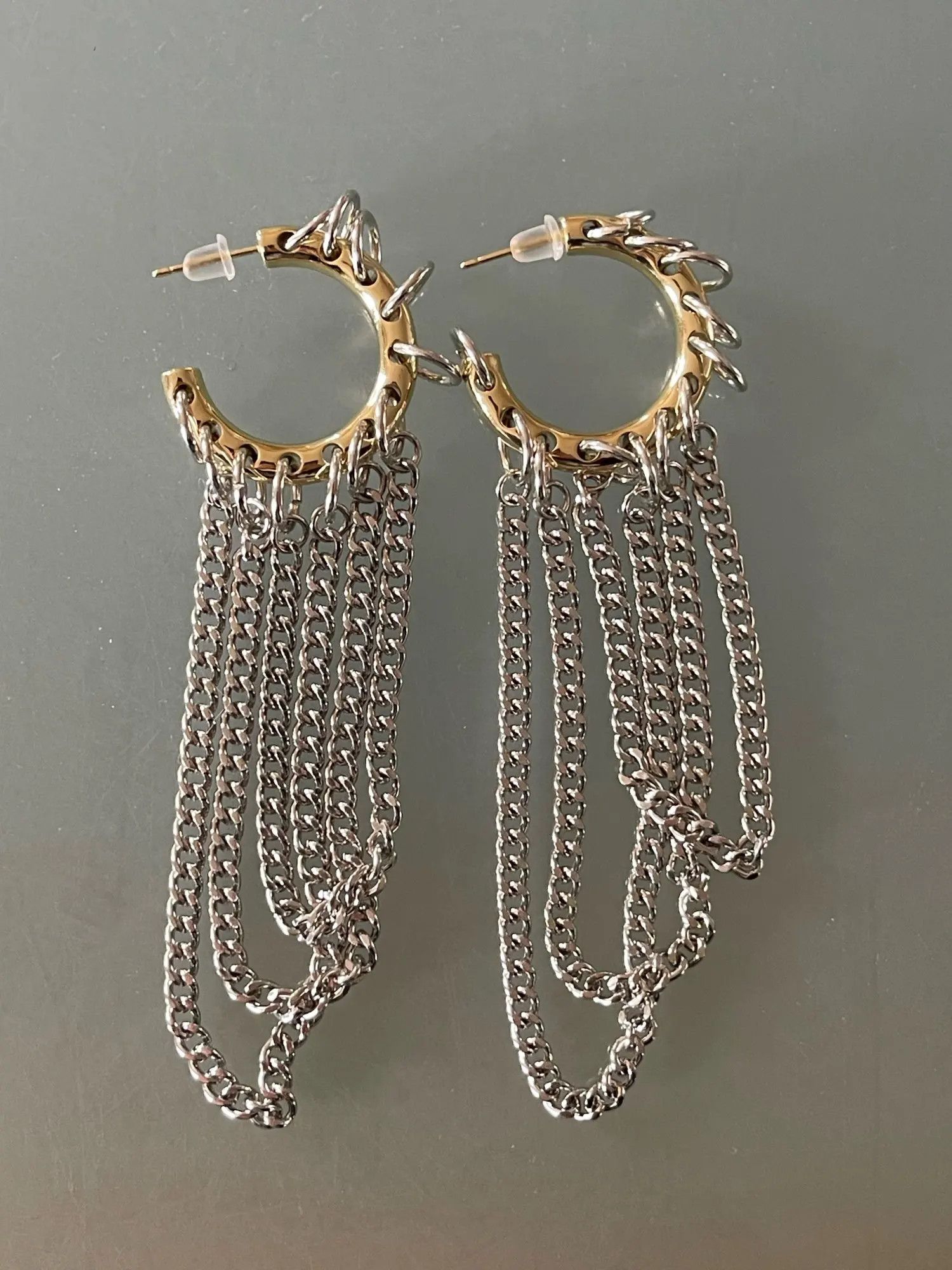 Jewelry Exaggerated Long Tassel Earrings Size ONE SIZE - 4 Thumbnail