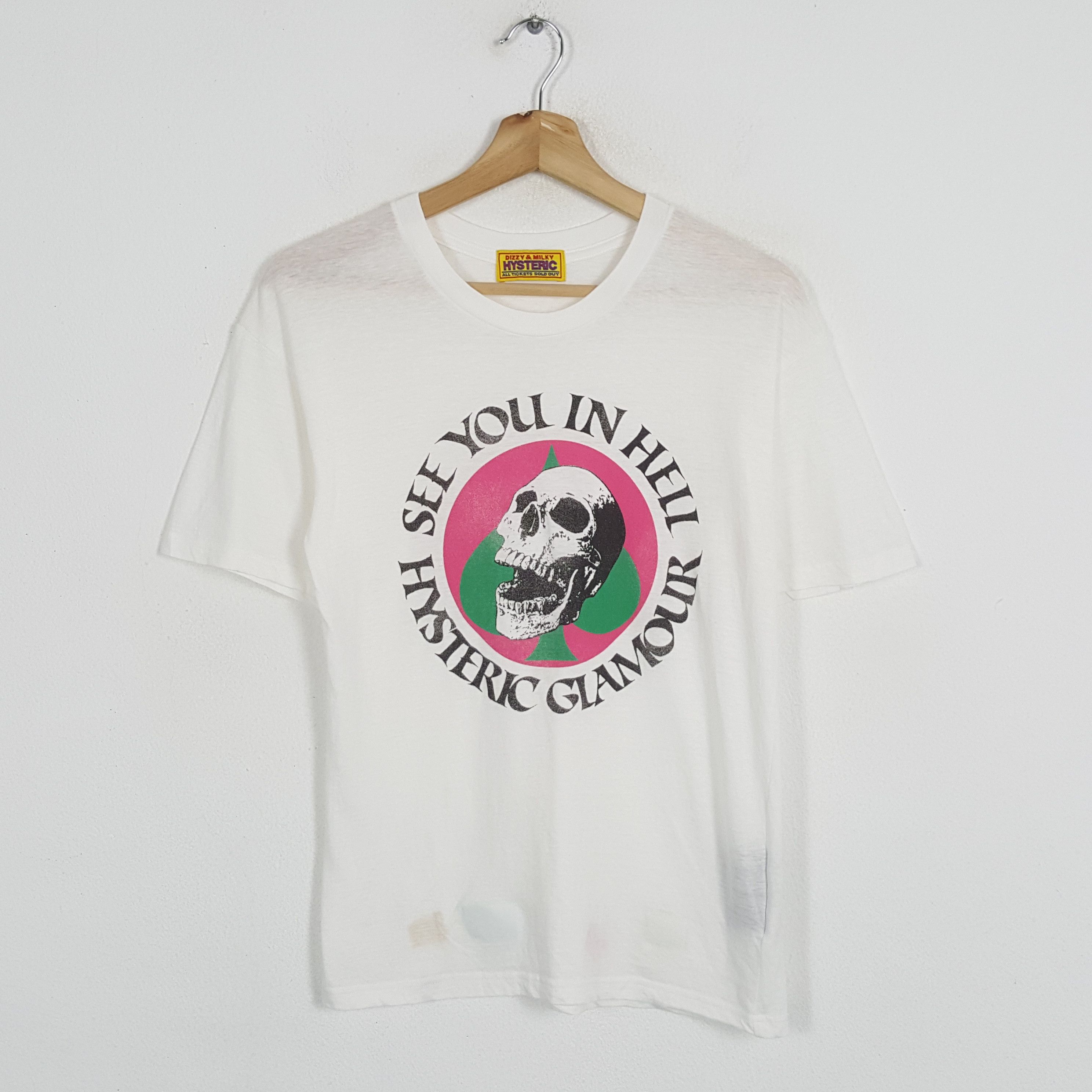 Hysteric Glamour × Japanese Brand × Vintage Vintage HYSTERIC GLAMOUR Japanese Fashion Brand T-Shirts Size S / US 4 / IT 40 - 1 Thumbnail