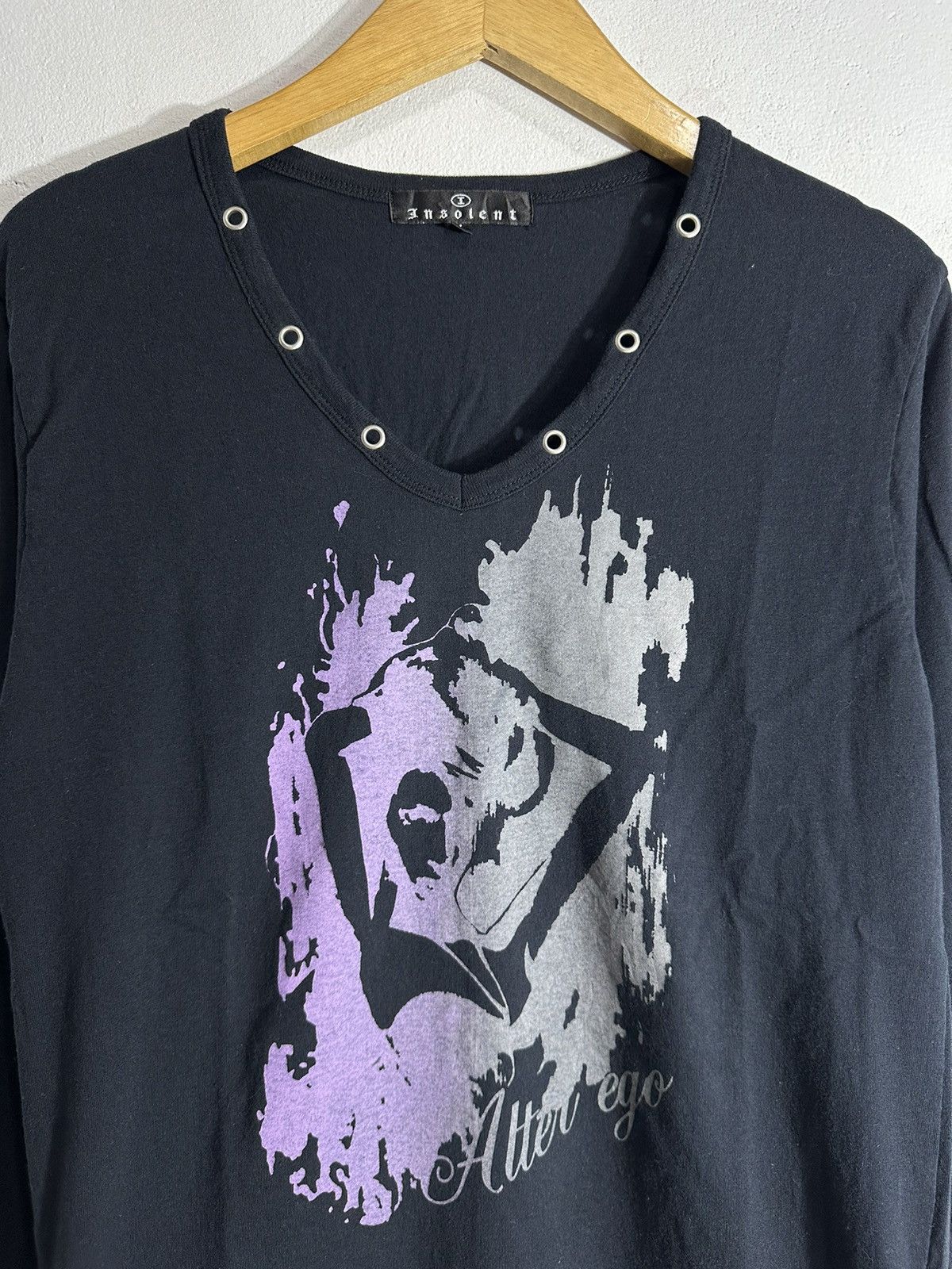 14th Addiction JAPANESE GOTHIC ALTER EGO LONG SLEEVE TEE KMRII LGB STYLE Size US M / EU 48-50 / 2 - 2 Thumbnail