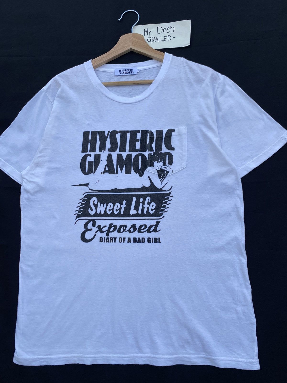 Hysteric Glamour Hysteric Glamour "Sweet Life Exposed Diary of a Bad Girl"Tee Size US L / EU 52-54 / 3 - 6 Thumbnail