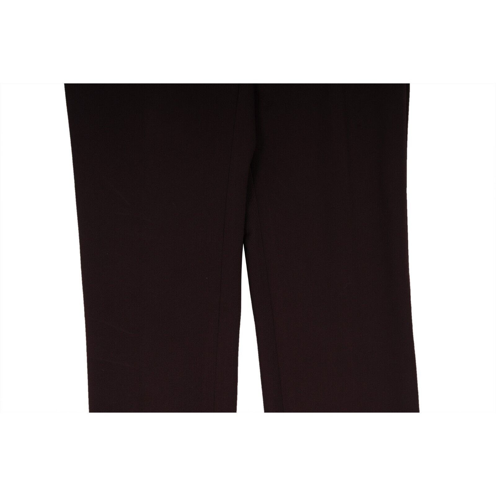 Prada Pants Burgundy Red Nylon Stretch Trousers Size US 34 / EU 50 - 4 Thumbnail
