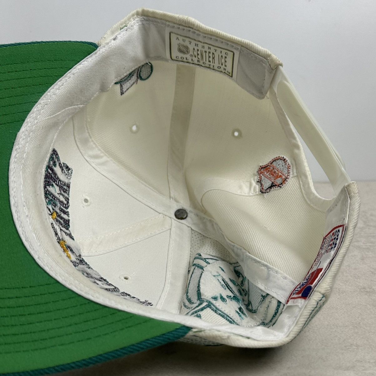 NHL Vintage Hat Mighty Ducks Lasers Sports Specialties NHL 90s Size ONE SIZE - 5 Thumbnail