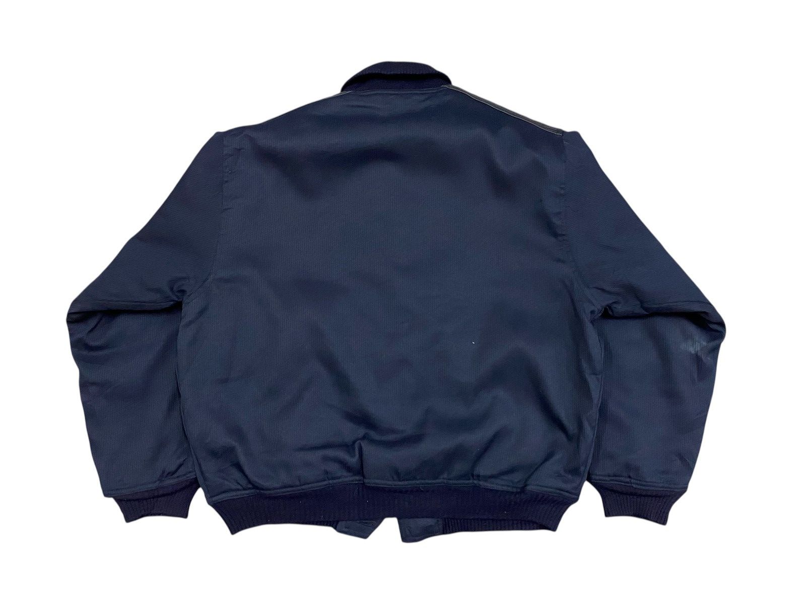 Japanese Brand Vtg Suntory Boss Coffee Bomber Jacket Leather Elbow Patches Size US L / EU 52-54 / 3 - 4 Thumbnail