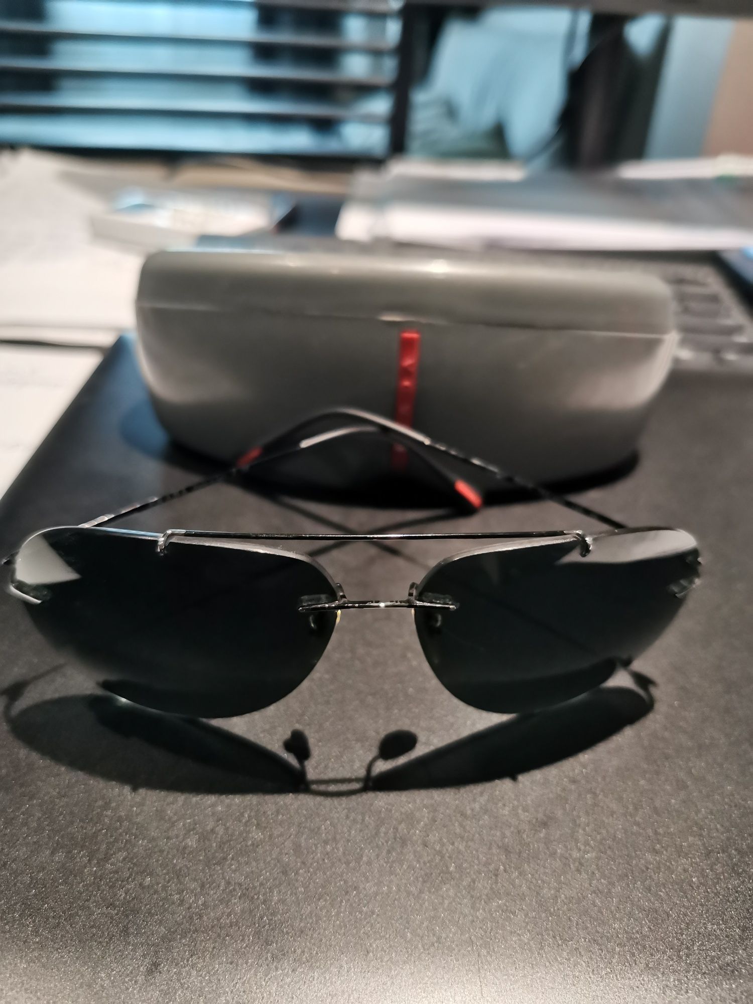 Prada Prada Aviator Sunglasses Size ONE SIZE - 4 Thumbnail