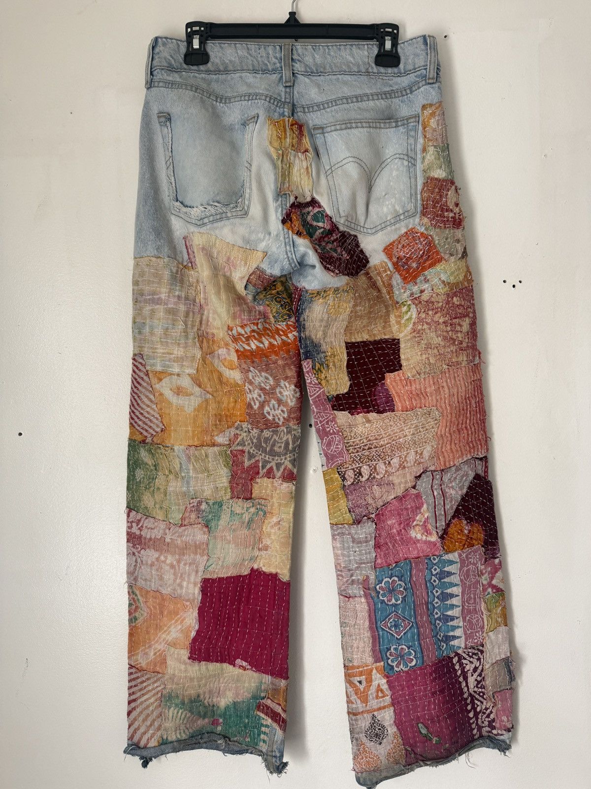 Other Patchwork, Relaxed Straight Fit, Denim Jeans, Size 28x31 Size US 28 / EU 44 - 5 Thumbnail