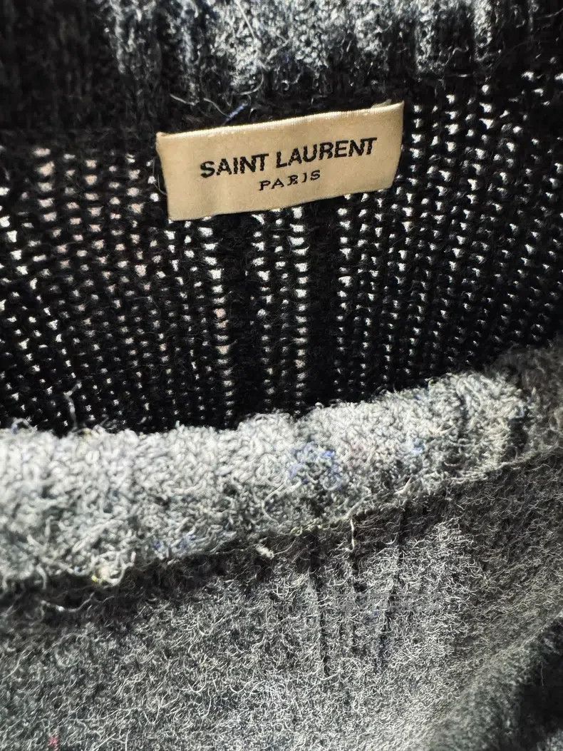 Saint Laurent Paris Saint Laurent Paris Smoke Gray Sweater Size US M / EU 48-50 / 2 - 3 Thumbnail
