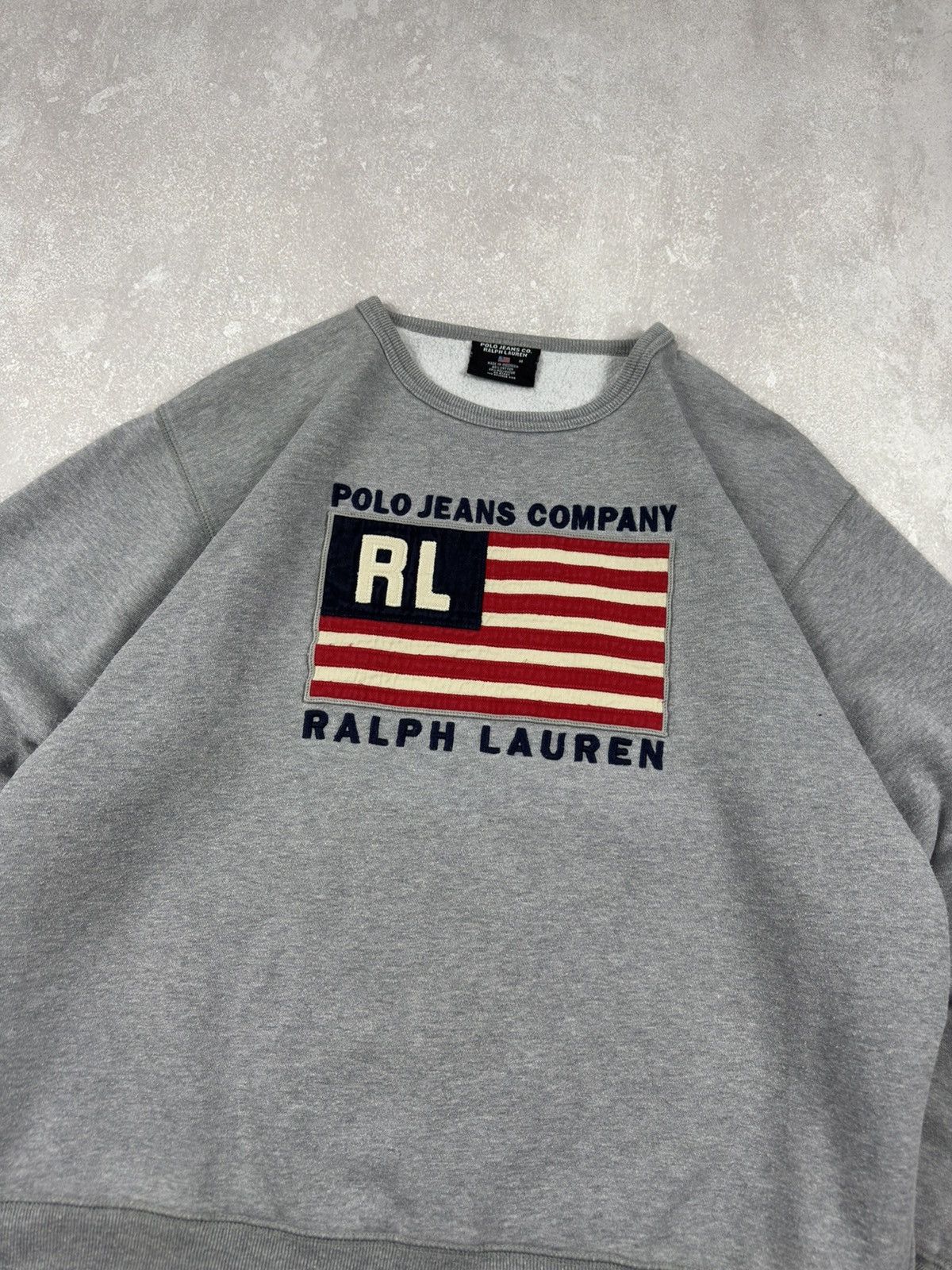 Polo Ralph Lauren Vintage 90s Polo Ralph Lauren Jeans CO. American Flag USA Size US M / EU 48-50 / 2 - 5 Thumbnail