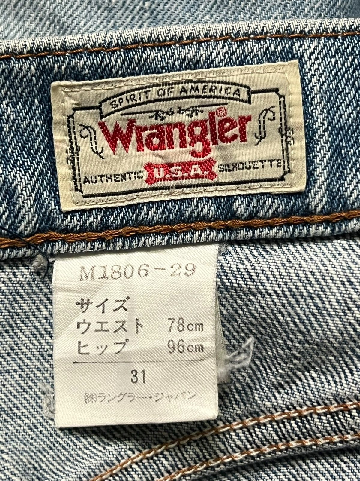 Wrangler Vintage Wrangler Red Tab Japan - Faded Wash Denim Size US 29 - 14 Thumbnail