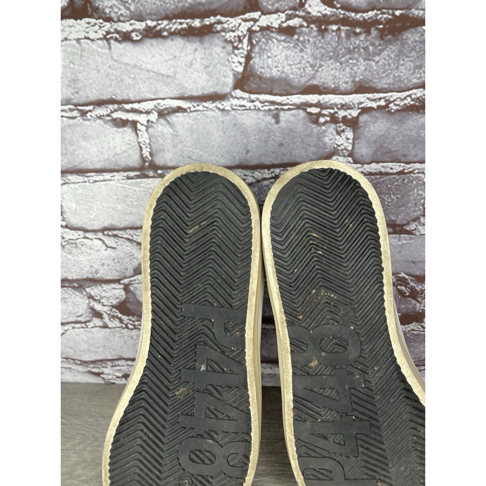 P448 P448 John Kale Bia White Leather Grey Lace Up Casual Sneaker Size US 11 / IT 41 - 7 Thumbnail