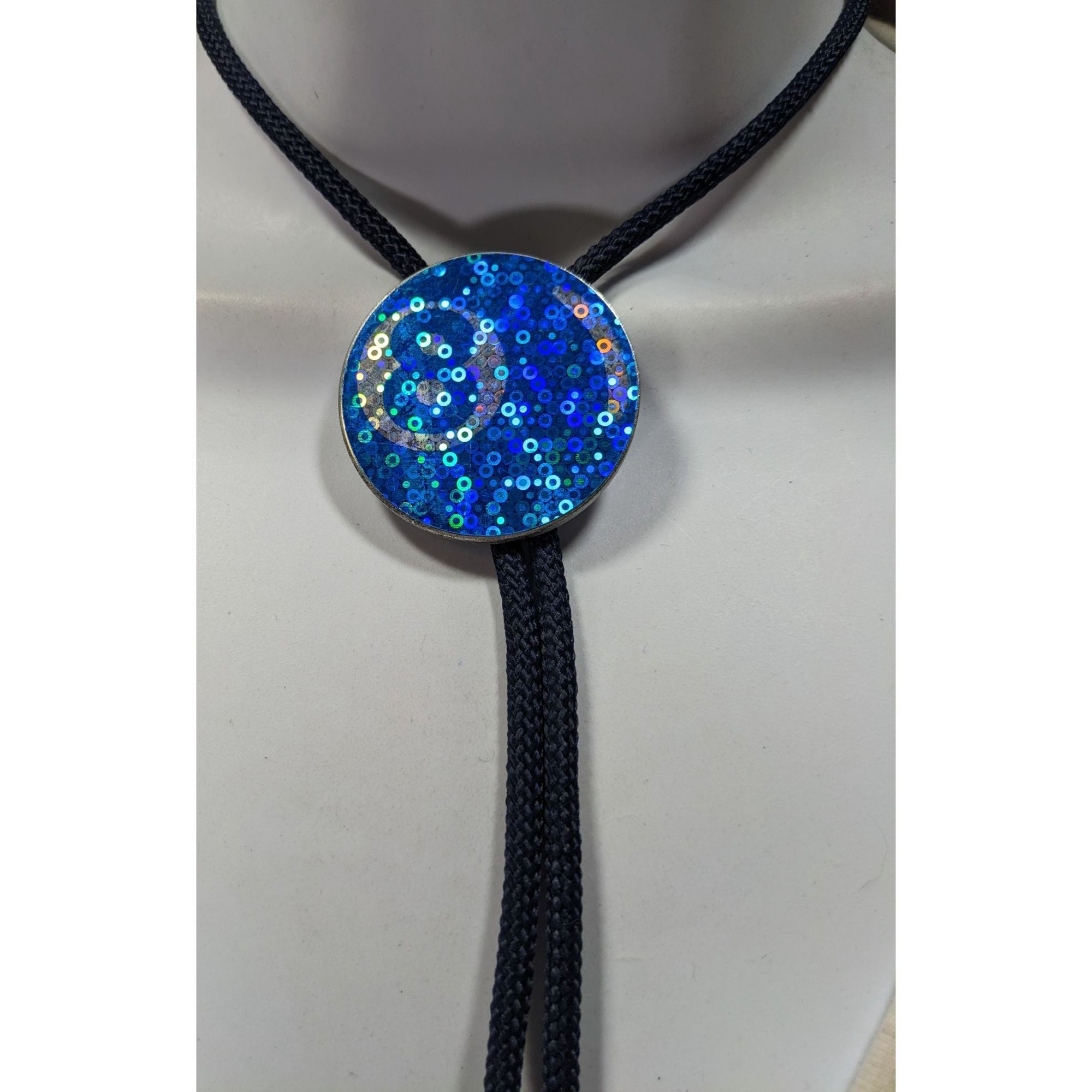 Other Vintage Handmade Holographic Bolo Tie With Pog Slammer Size ONE SIZE - 3 Thumbnail