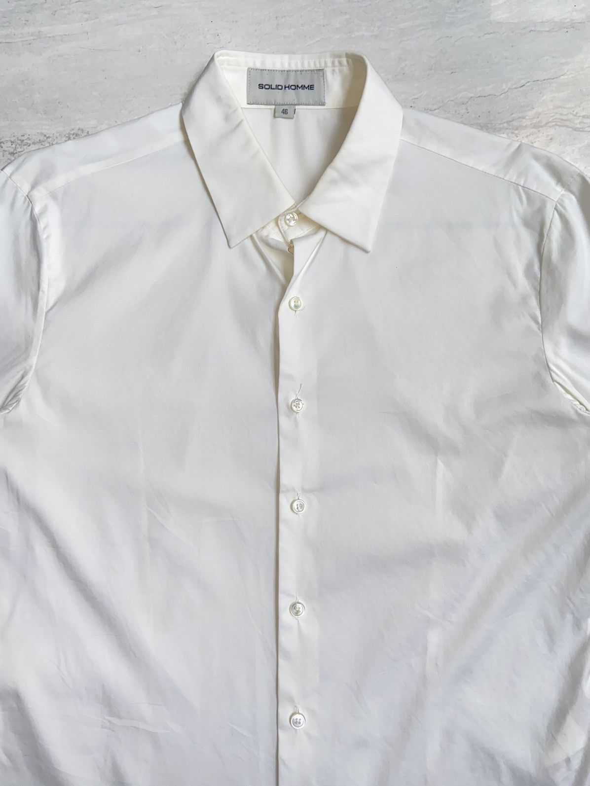 Solid Homme × Wooyoungmi SOLID HOMME White Shirt Size US XS / EU 42 / 0 - 4 Thumbnail
